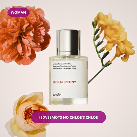 Floral Peony Dossier Eau de Parfum. Size: 50ml