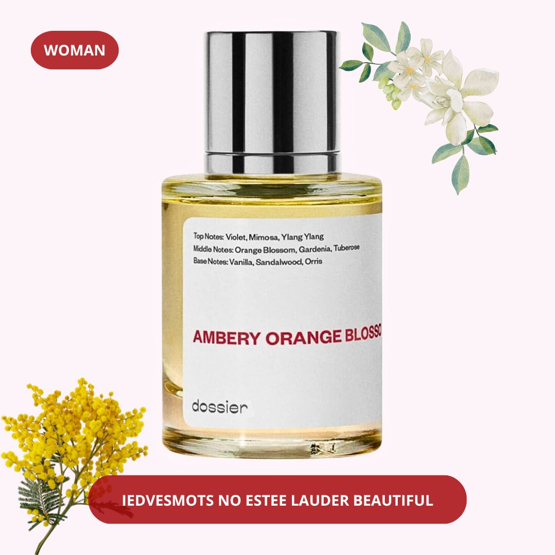 Ambery Orange Blossom Dossier Eau de Parfum. Size: 50ml