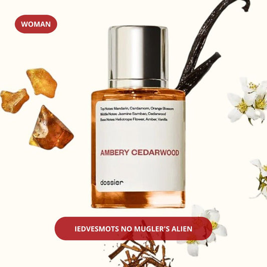 Ambery Cedarwood Dossier Eau de Parfum. Size: 50ml