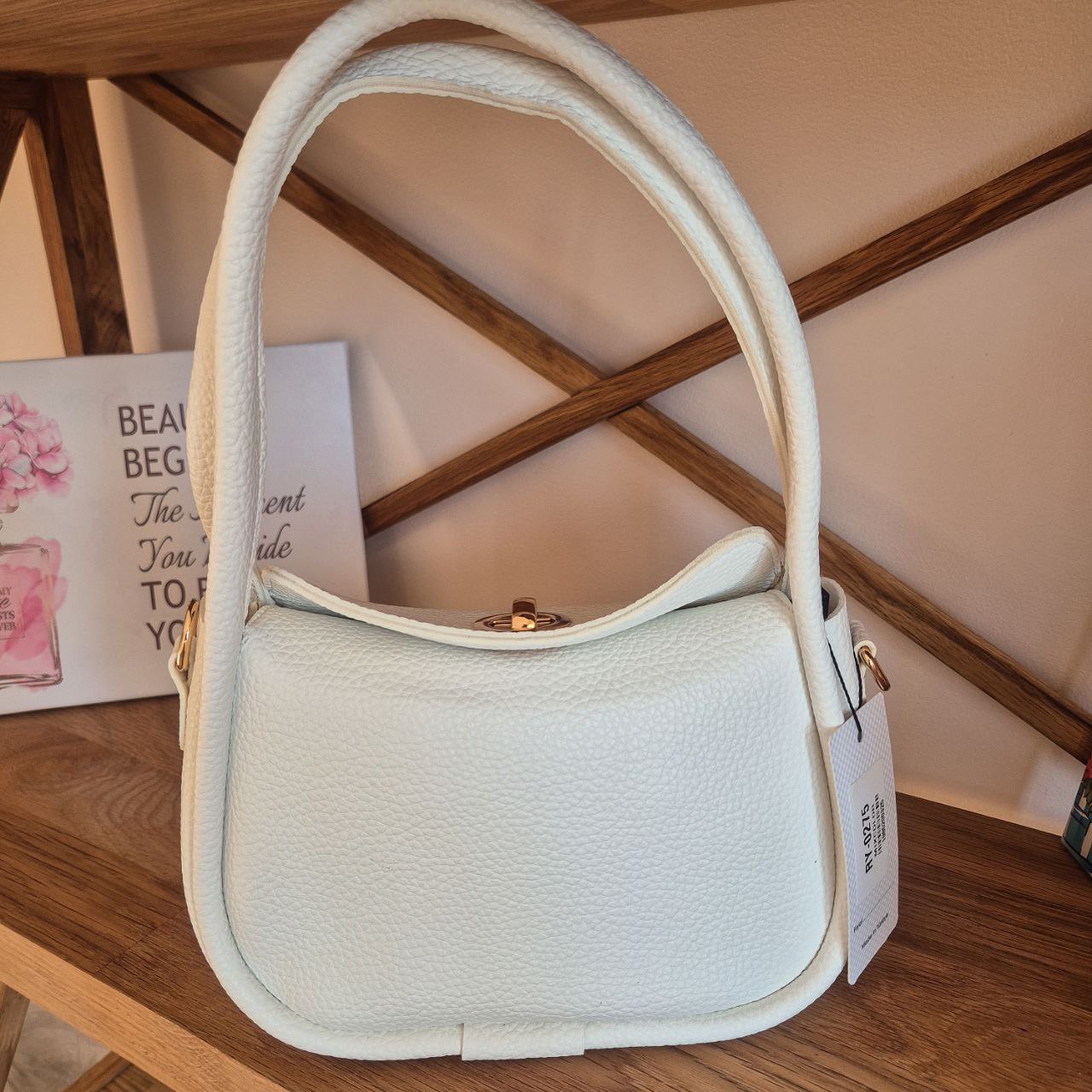 Women's small white bag