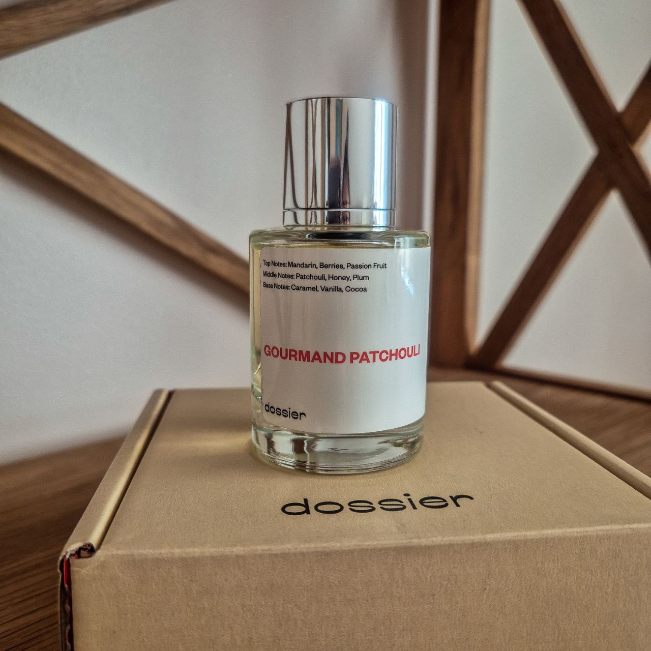 Gourmand Patchouli Dossier Eau de Parfum. Size: 50ml