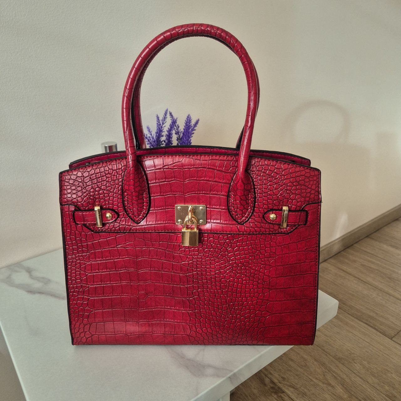 Women's classic red bag