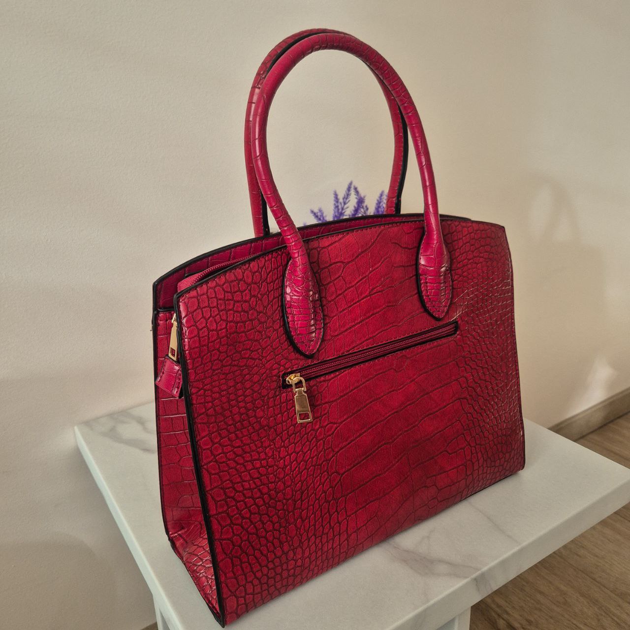 Women's classic red bag