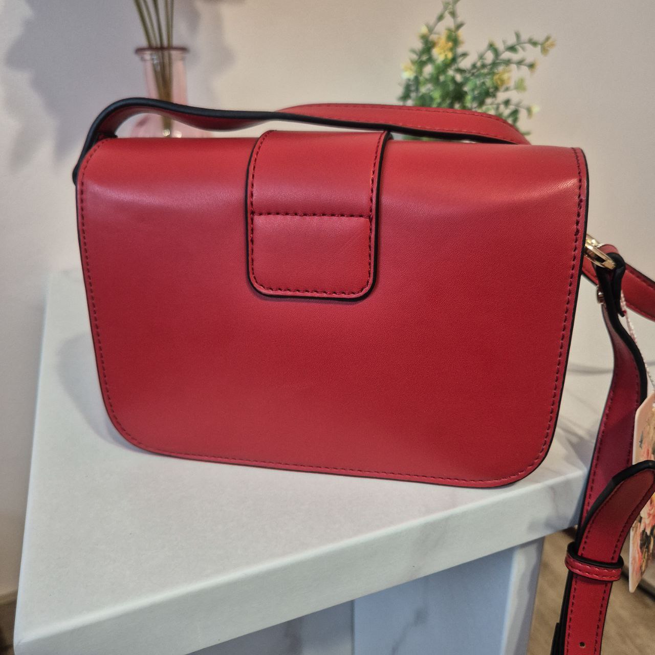 Women's crossbody red bag